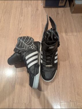 Jeremy Scott x Adidas "Black and White" Mens 11.5